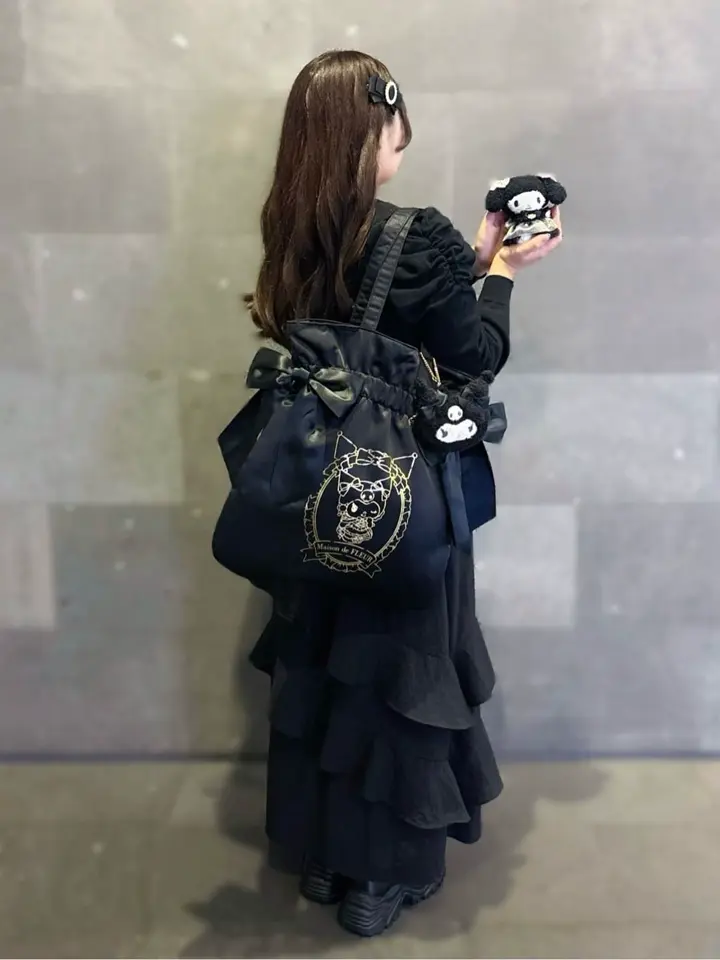 KUROMI ダブルリボントートバッグ/Maison de FLEUR（メゾン ド