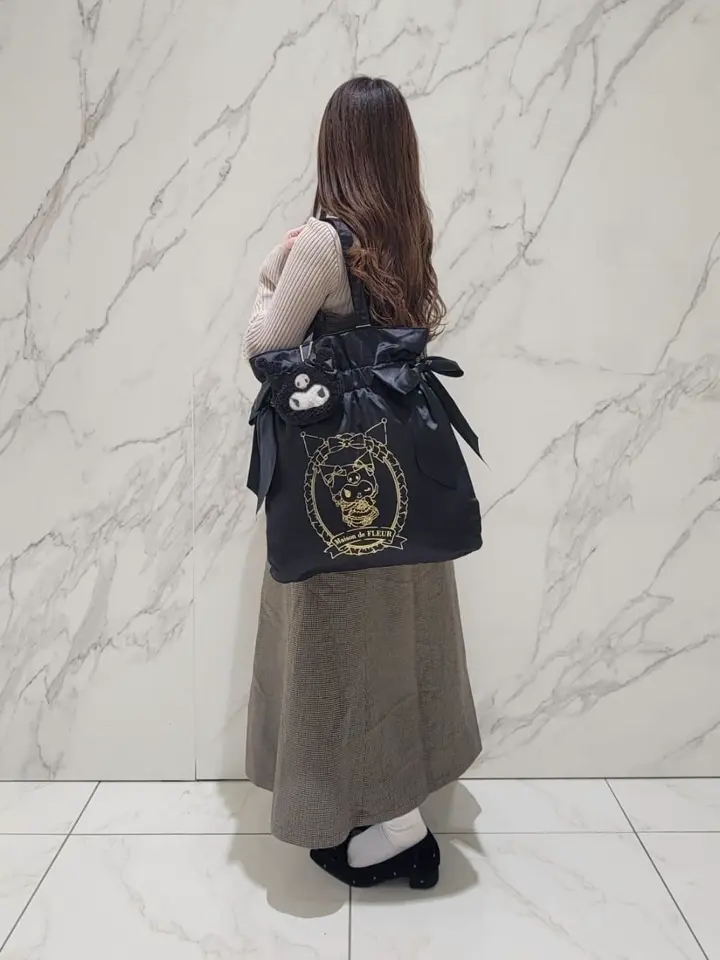KUROMI ダブルリボントートバッグ/Maison de FLEUR（メゾン ド