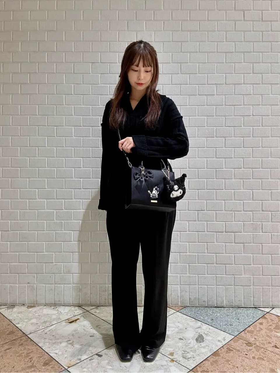 Maison de FLEUR KUROMI 2Wayトートバッグ KUROMI 2Wayトートバッグ/Maison de FLEUR（メゾン ド フルール）の