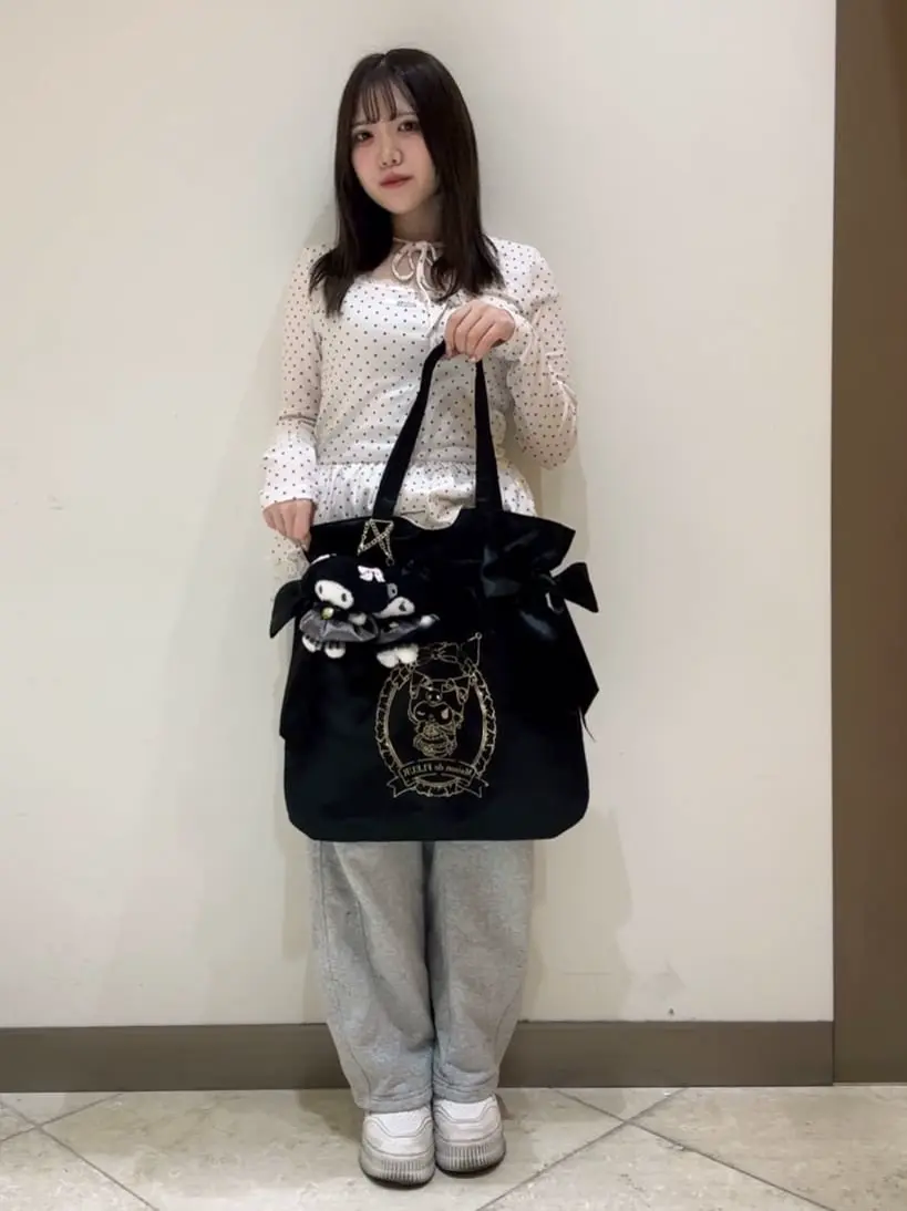 KUROMI ダブルリボントートバッグ/Maison de FLEUR（メゾン ド