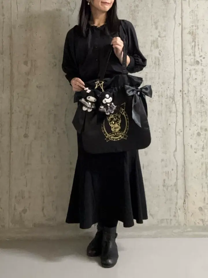 KUROMI ダブルリボントートバッグ/Maison de FLEUR（メゾン ド