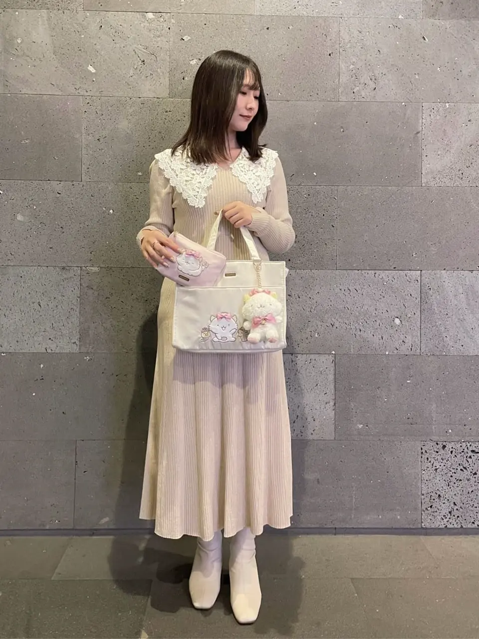 がおぱわるぅ トートバッグ/Maison de FLEUR（メゾン ド フルール）の