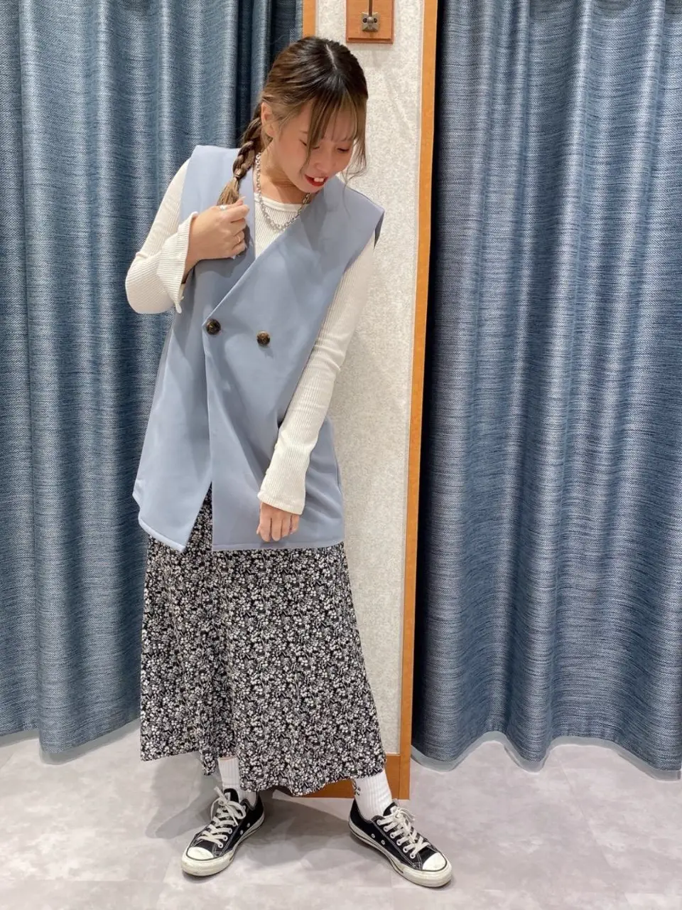 ノーカラーゆるベスト|RETRO GIRL | RETRO GIRL ONLINE STORE