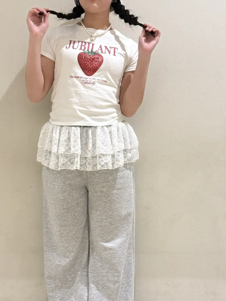 いちご様ご確認用♥新作レトロガール＆ベア♥♯561 ストロベリープリントTEE|ems excite | RETRO GIRL ONLINE STORE