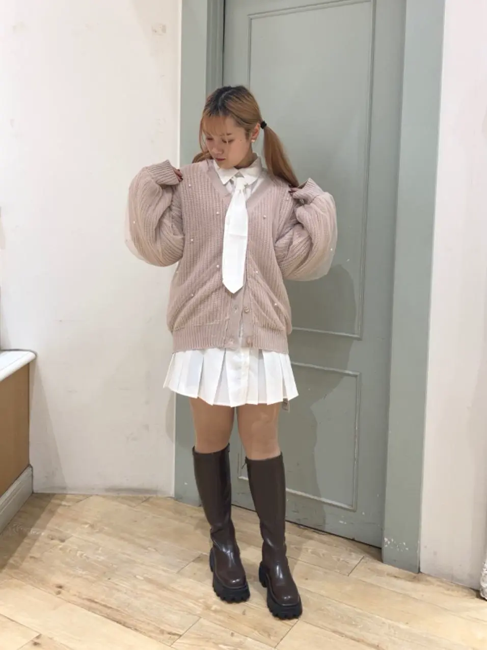 から厳選した | excite パール付きチュールカーデ|ems RETRO ONLINE GIRL ジャケット・アウター
