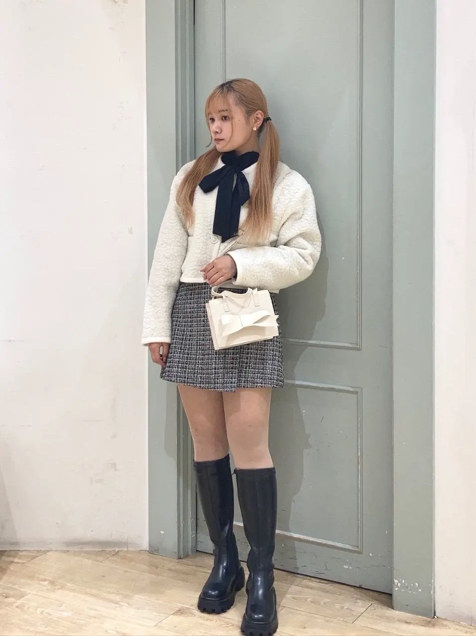 ピュアホワイト コットン ビジュージャケット M