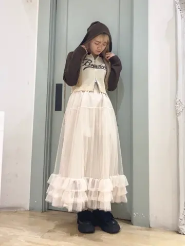 ラグランロゴNTパーカー|ems excite | RETRO GIRL ONLINE STORE