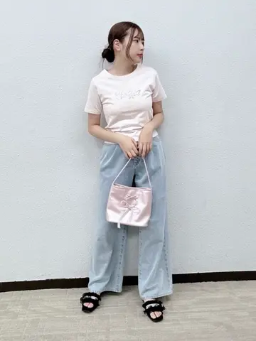 パール付きミュールサンダル|ems excite | RETRO GIRL ONLINE