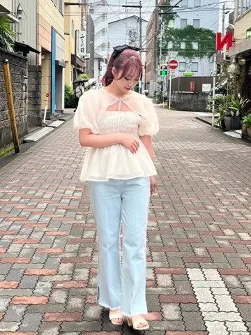 パール付きミュールサンダル|ems excite | RETRO GIRL ONLINE