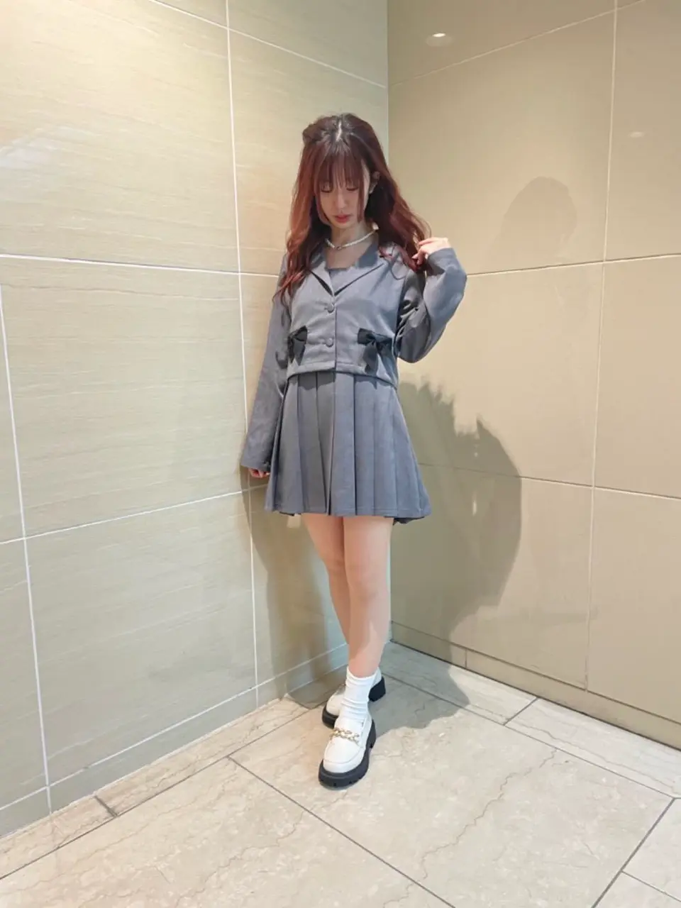 リボンJK＆JSKセット|ems excite | RETRO GIRL ONLINE STORE
