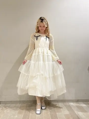 スカシ編みボーダーNTPO|ems excite | RETRO GIRL ONLINE STORE