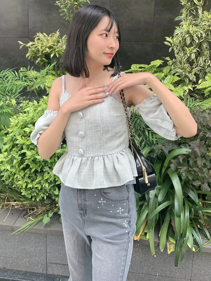 2wayツイードペプラムBL|ems excite | RETRO GIRL ONLINE STORE レトロ