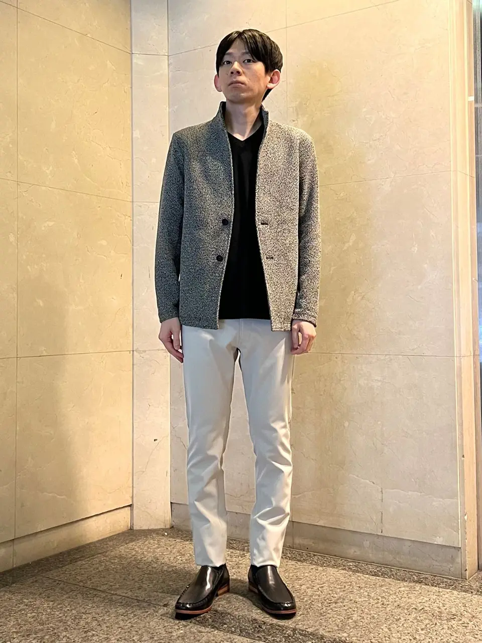 TETE HOMME チノパン TETE HOMME｜テットオム ピケストレッチパンツ メンズ パンツ