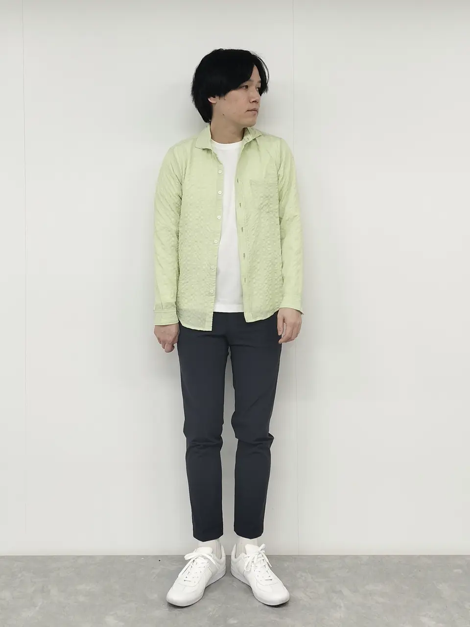 TETE HOMME｜テットオム モクロディクルーネックロンT メンズ