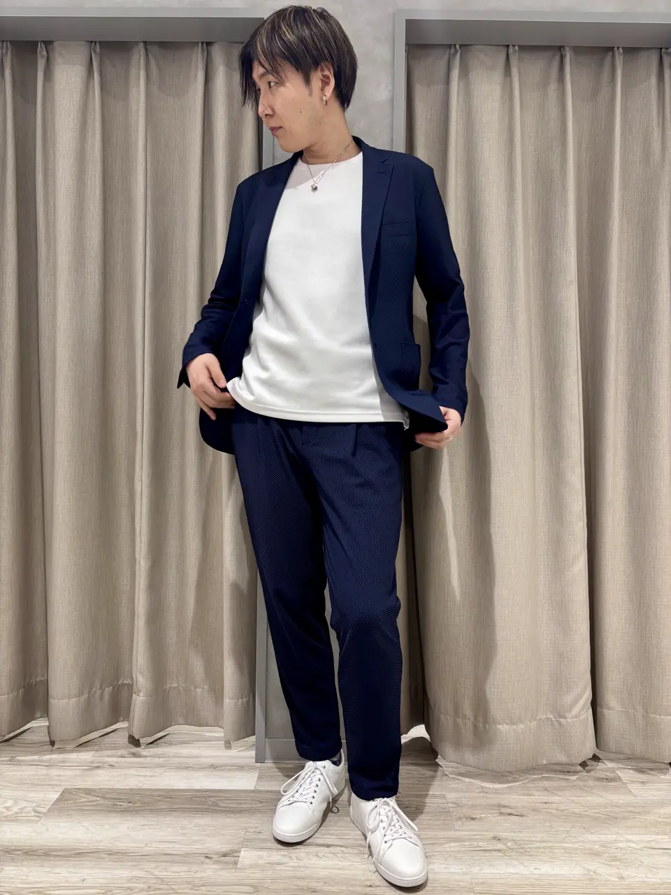 TETE HOMME｜テットオム ライトハニカムジャケット メンズ