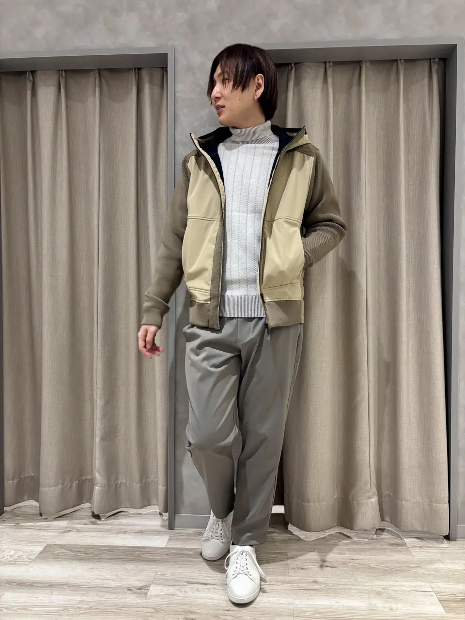 ボンディングナイロンパンツ