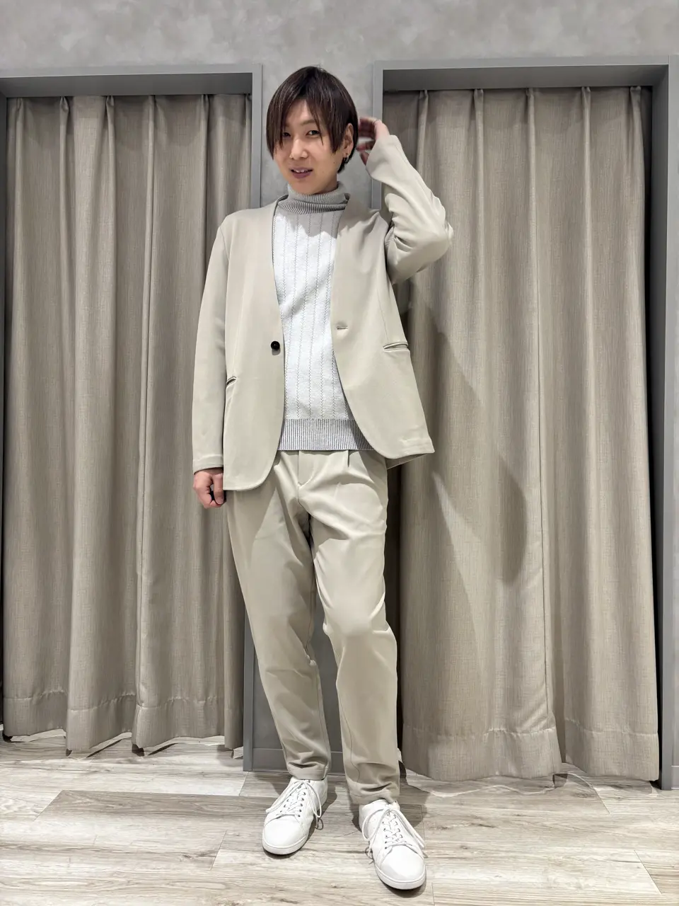 ストレッチナイロンイージースラックス