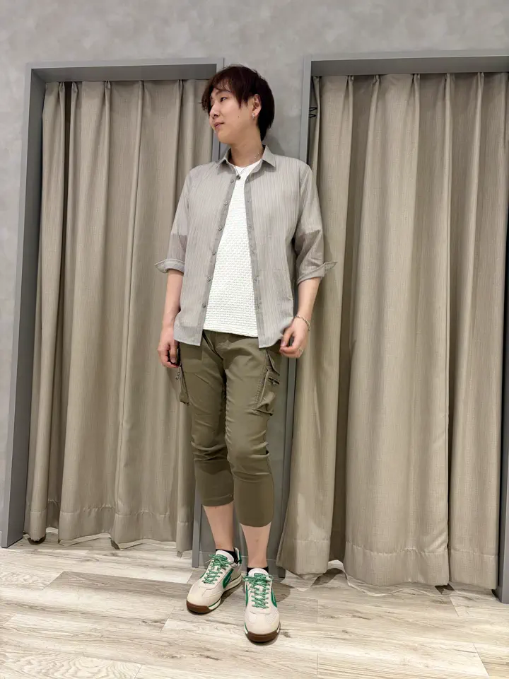ヒョウドウ　クロップドカーゴパンツ クロップドカーゴパンツ