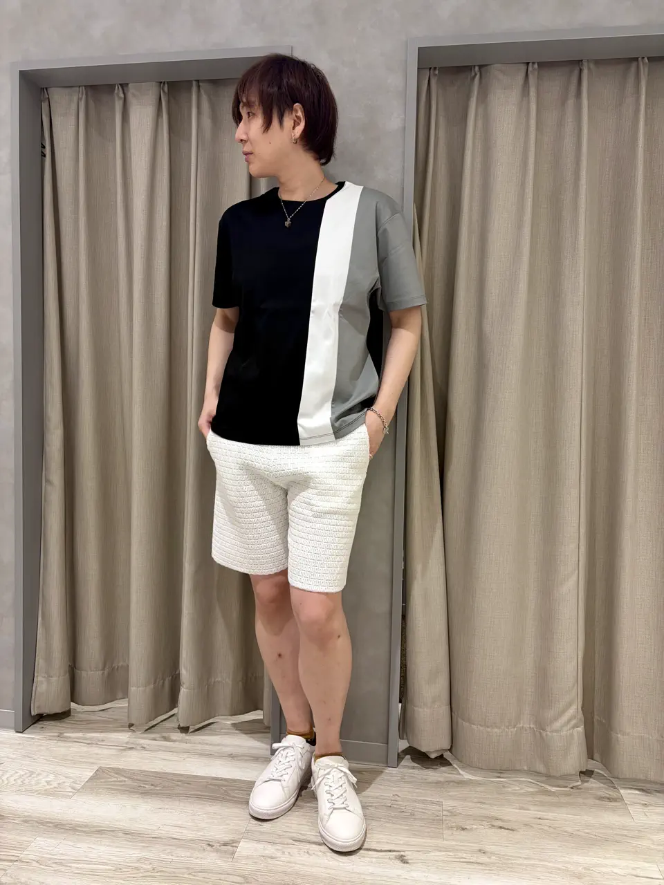 蝶々柄ショートパンツ