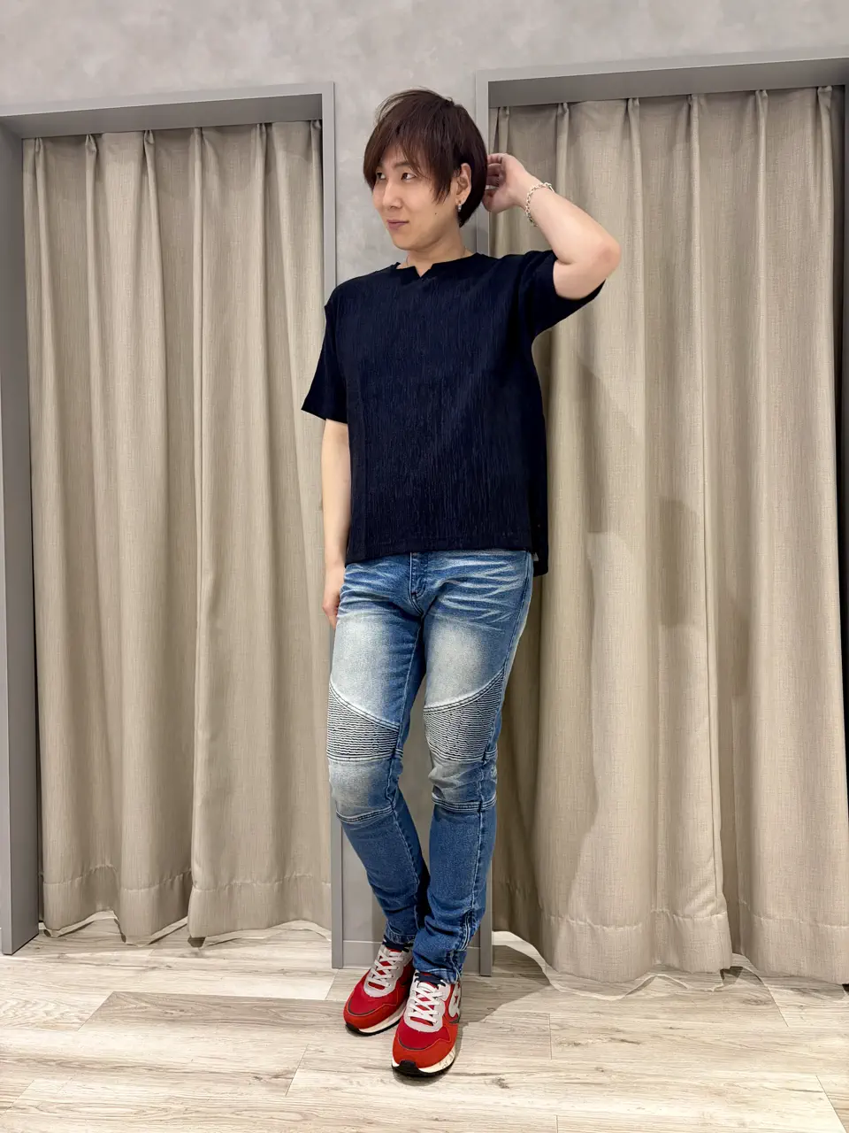 HALB】バイカーデニム
