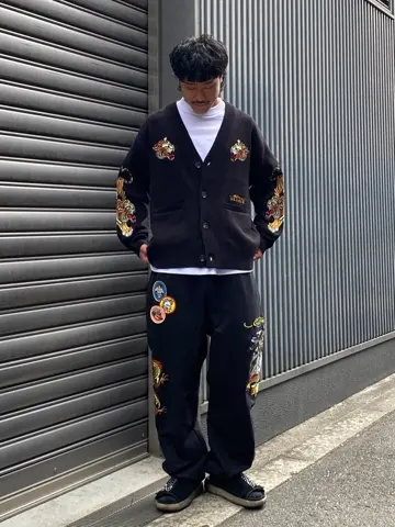 HYDE着 同型同色 ed hardy archiveロング カーディガン ♂M XLARGE×ED HARDY KNIT CARDIGAN – calif(カリフ)公式サイト