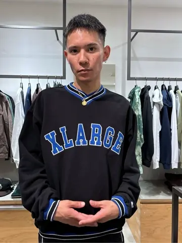 早い者勝ち 大人気 XLARGE RIB LINE V NECK SWEATSHIRT RIB LINE V NECK SWEATSHIRT – calif(カリフ)公式サイト