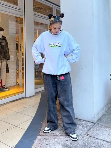 売切れ前に XLARGE GRAFFITI CREWNECK SWEAT グラフィック刺繍◎ org.jpg