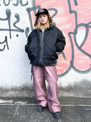 【新品】エリウツギ メルシーボークー／コットンジップパーカー・黒 fit=scale-down,w=1200