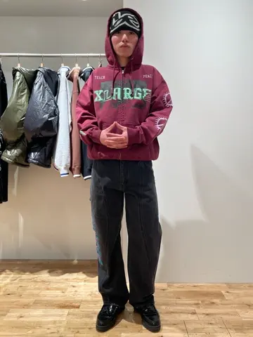CAMPUS ZIP UP HOODED SWEATSHIRT – calif（カリフ）公式サイト