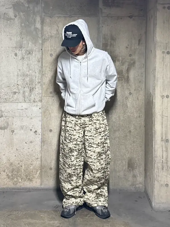 YOKE QUILTED BAKER 気持ち良い EASY PANTS XLサイズ