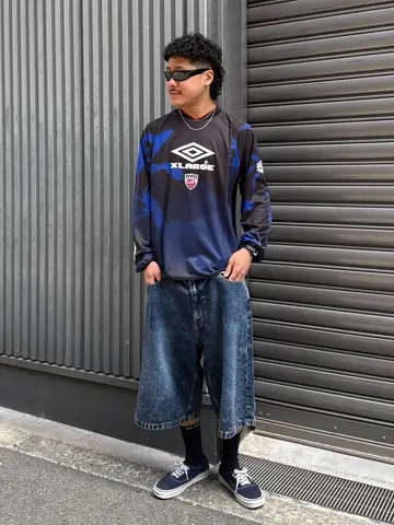 完売確実 大人気 XLARGE×UMBRO L/S SOCCER JERSEY スポーティー セール】XLARGE×UMBRO L/S SOCCER JERSEY（Tシャツ/カットソー