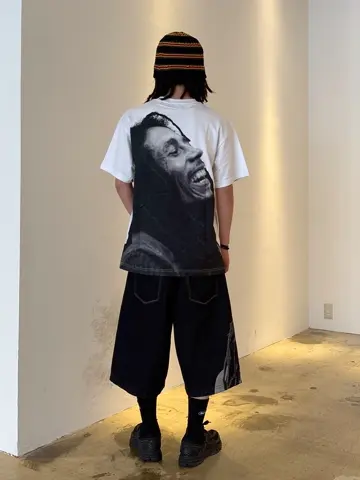 XLARGE ボブ・マーリー デニムショーツ 34インチ XLARGE×BOB MARLEY