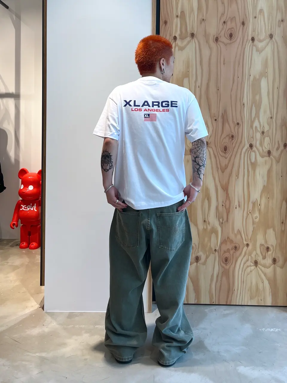 AelfricEden カモフラージュ BOXY Tシャツ ストリート now on sale CLOT CL 3D LOGO HOODIE ¥30,800-(tax in） MODEL