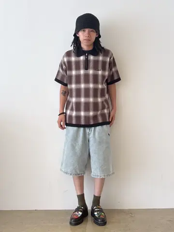 ラブーン☆ページ CYAN TOKYO】 ご予約 WフェイスラグランハーフJK | select shop