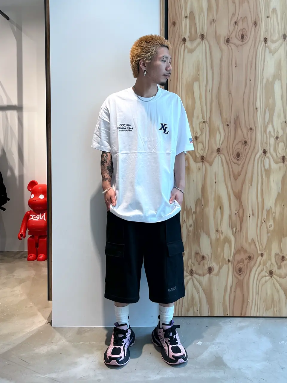 Ahmad Sopian　X-LARGE エクストララージ THE ORIGINAL XLARGE LA | SLANTED OG HOODED SWEATSHIRT