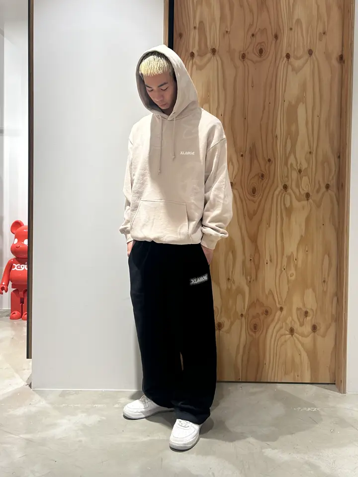 XLARGE エクストララージ パイル地 ビッグロゴスウェット センターロゴ L XLARGE エクストララージ パイル地 ビッグロゴスウェット