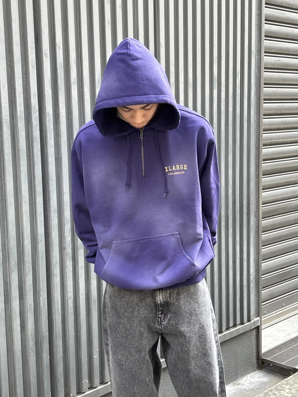 HALF ZIP UP HOODED SWEATSHIRT – calif（カリフ）公式サイト