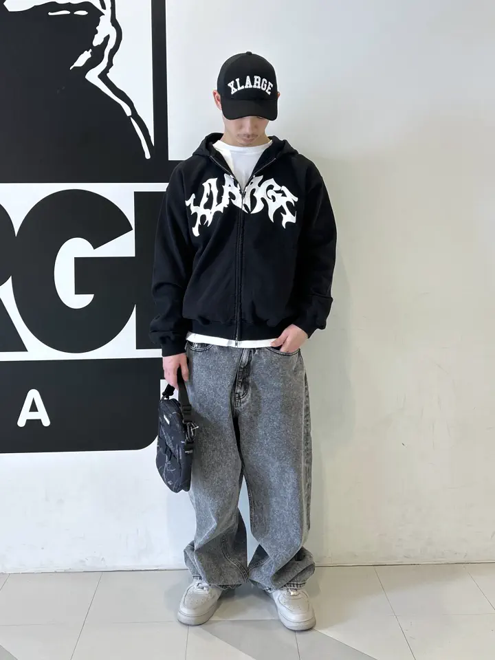 DISTORTED LOGO ZIP UP HOODED SWEATSHIRT – calif（カリフ）公式サイト