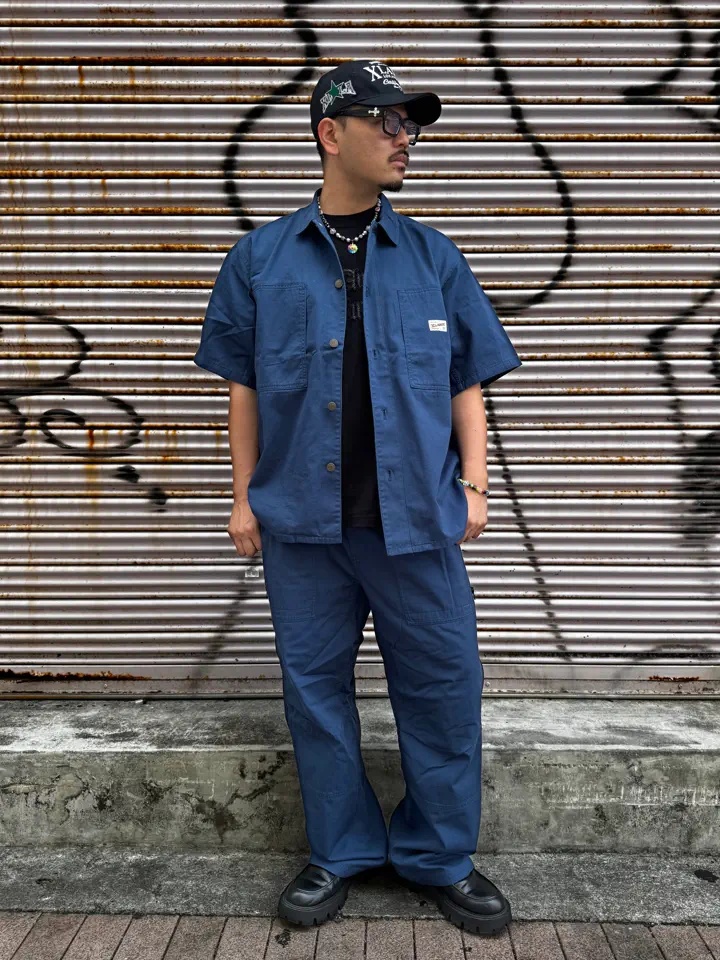 SIDE ZIP S/S WORK SHIRT – calif（カリフ）公式サイト
