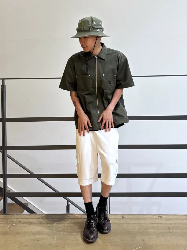 ZIP UP S/S WORK SHIRT – calif（カリフ）公式サイト