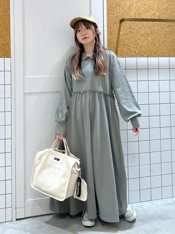 ROUND COLLAR GATHERED DRESS – calif（カリフ）公式サイト