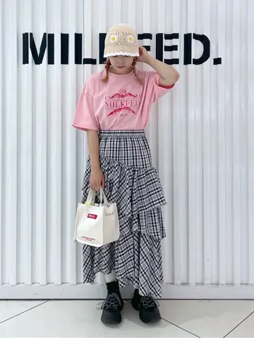 PLAID TIERED SKIRT MILKFED. – calif（カリフ）公式サイト
