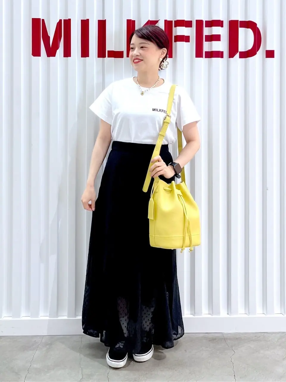 MILK クラウド柄 スカート ネイビー Magical スカート - MILK MILKBOY OFFICIAL ONLINE SHOP | milk inc.