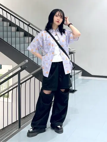 ブラウス シャツ MILKFED.xOMIYA ELLIE S/S SHIRT レディース セール】MILKFED.xOMIYA ELLIE S/S SHIRT（シャツ/ブラウス