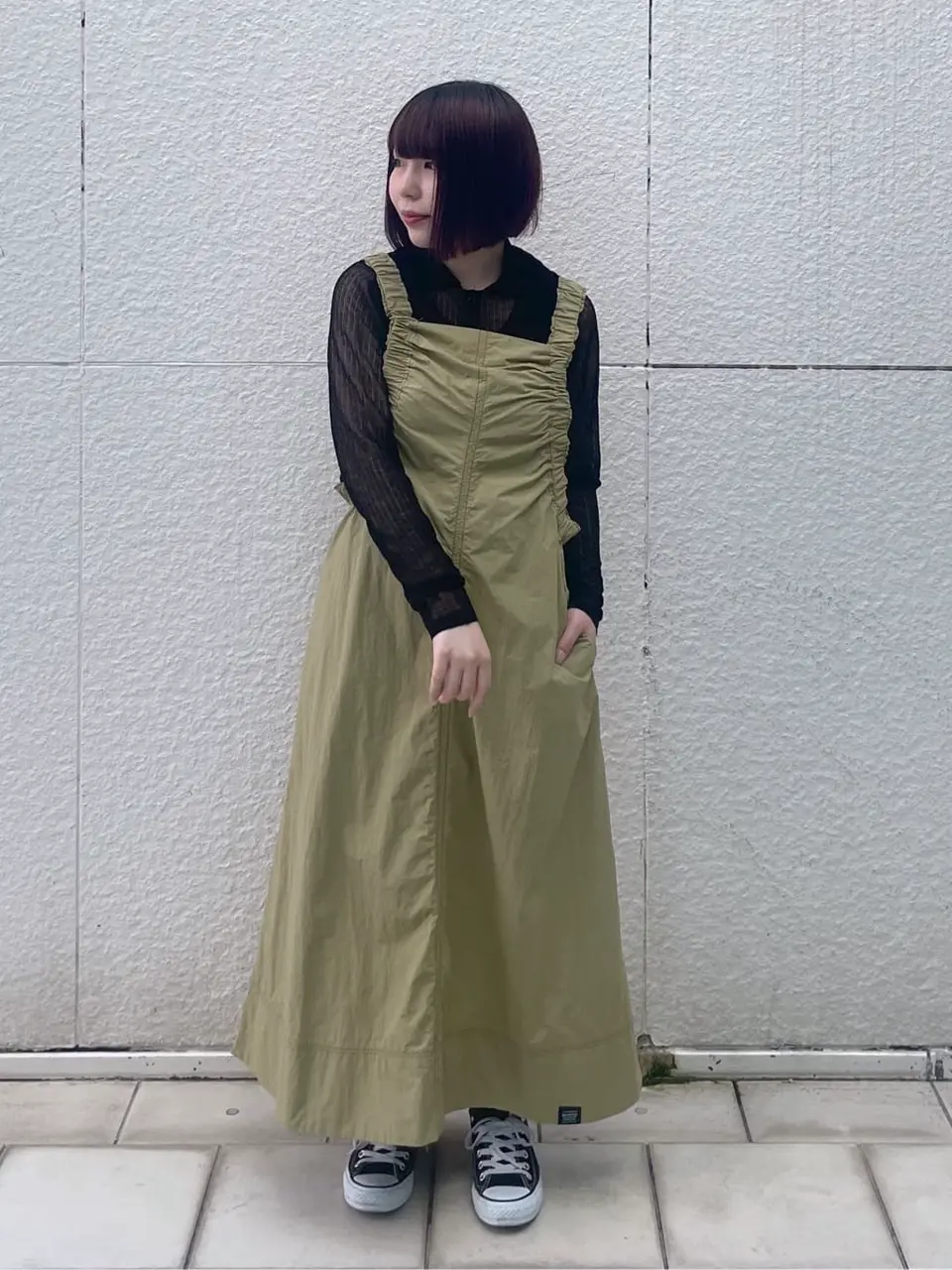 TIE COLLAR JERSEY DRESS fumika chida 新品 TIE COLLAR JERSEY DRESS fumika chida 新品