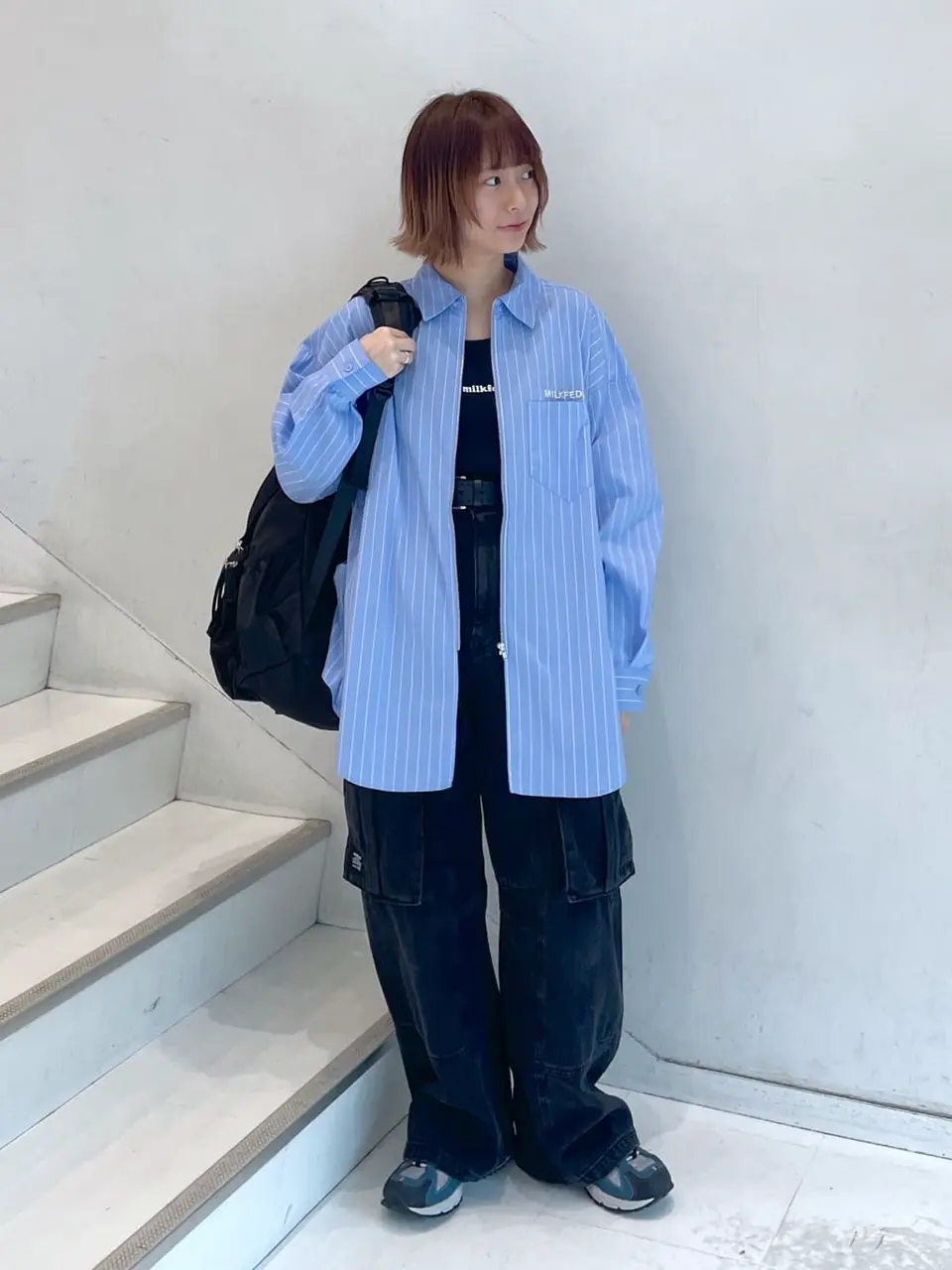 STRIPED ZIP UP SHIRT MILKFED. – calif（カリフ）公式サイト