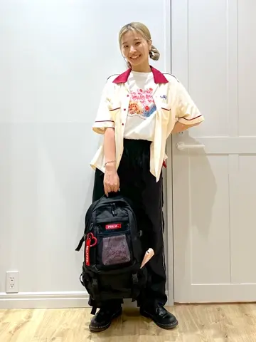 バッグ NEO BIG BACKPACK BAR MILKFED. 楽天市場】【ノベルティあり】ミルクフェド NEO EMBROIDERY BIG