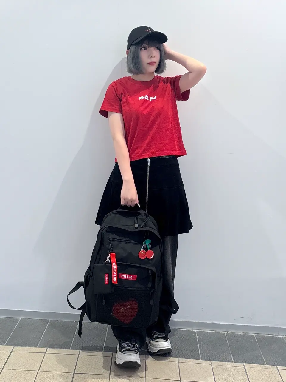期間限定値下げ milkfed ミルクフェド希少 ハート刺繍 ワンピース MILKFED.｜ミルクフェドのワンピース（花柄・ボタニカル柄）通販