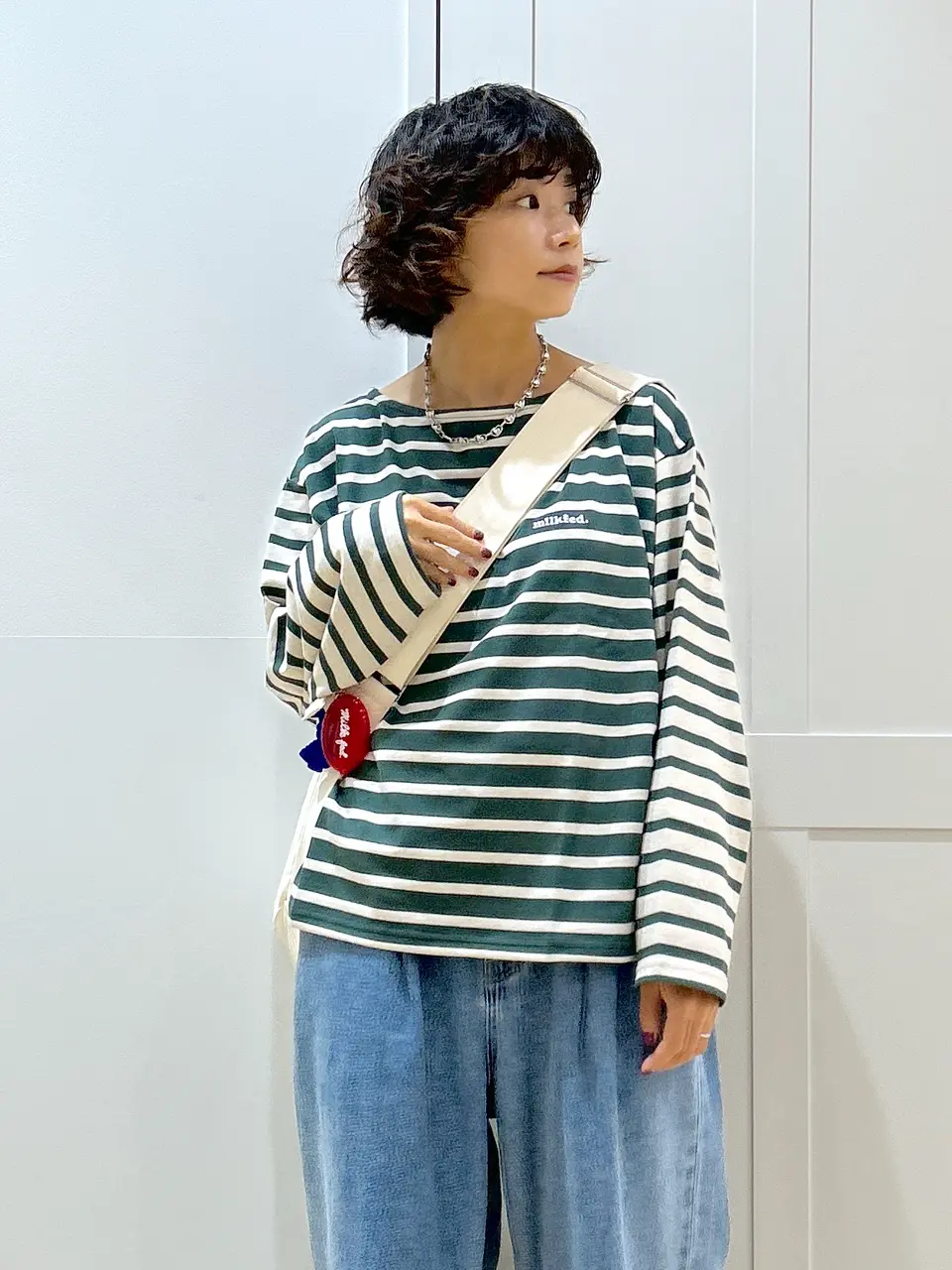 SUMIKKOGURASHI × MILKFED. スウェット　ベージュ MILKFED.｜ミルクフェドのスウェット（ベージュ系）通販 - ZOZOTOWN
