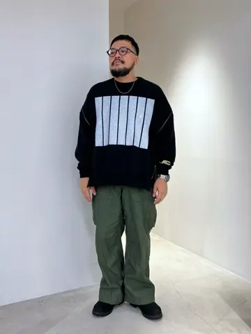 FACETASM/ファセッタズム/7 BARS ZIPPER SWEAT/KR-SW-U03 – calif